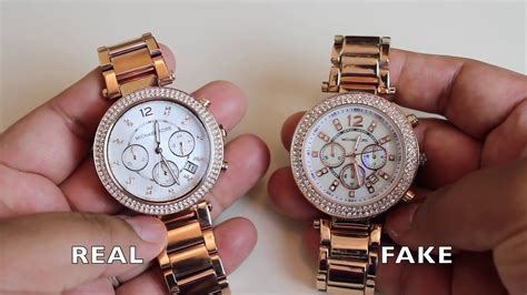 fake michael kors watches vs real|false michael kors watch.